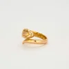Bague cobra or jaune