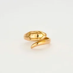 Bague cobra or jaune
