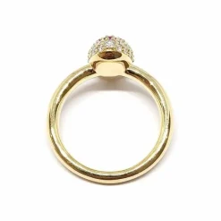 Bague coccinelle en Or jaune, rubis & diamants