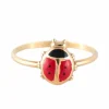 BAGUE "COCCINELLE" OR