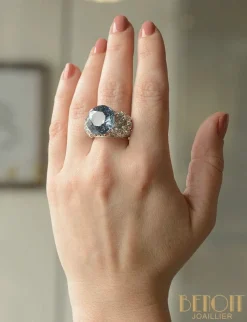 Bague Cocktail 1950 Topaze