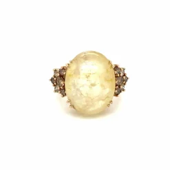 Bague cocktail Diamant Saphir
