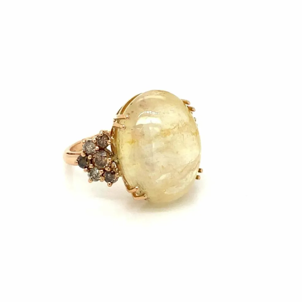 Bague cocktail Diamant Saphir