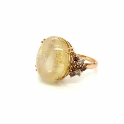 Bague cocktail Diamant Saphir