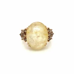 Bague cocktail Diamant Saphir