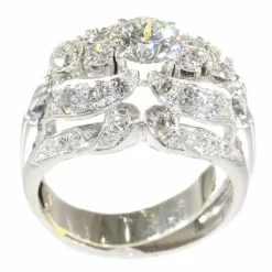 Bague cocktail diamants
