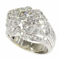 Bague cocktail diamants