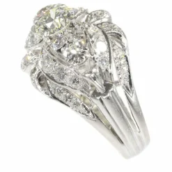 Bague cocktail diamants