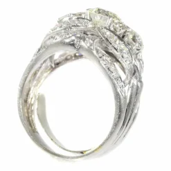 Bague cocktail diamants