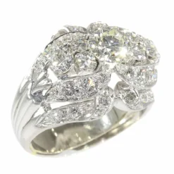Bague cocktail diamants