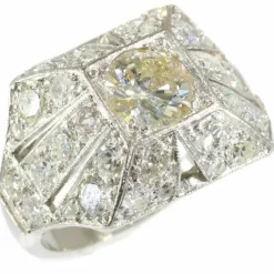 Bague cocktail diamants