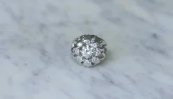 Bague Cocktail Diamants Or Blanc et Platine