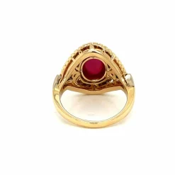 Bague cocktail Diamants Rubis