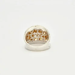 Bague Cocktail en or deux tons