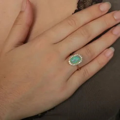 Bague cocktail en or jaune