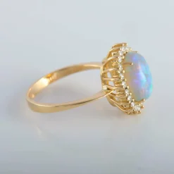 Bague cocktail en or jaune
