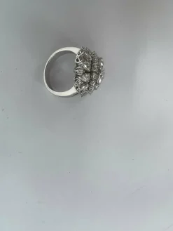 Bague cocktail fantaisie diamant