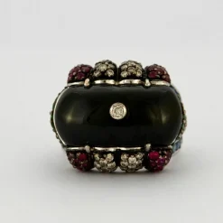 Bague Cocktail Onyx Cabochon