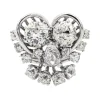 Bague Cocktail Or blanc Diamant