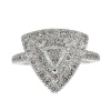 Bague Cocktail Or blanc Diamant