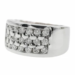 Bague Cocktail Or blanc Diamant