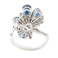 Bague Cocktail Or blanc Diamant