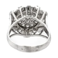 Bague Cocktail Or blanc Diamant