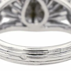 Bague Cocktail Or blanc Diamant