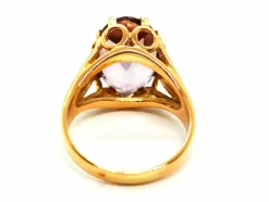 Bague Cocktail Or jaune Améthyste