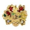 Bague Cocktail Or jaune Corail