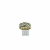 Bague cocktail or jaune diamant radiant 0.80ct certificat HRD