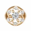 Bague Cocktail Or jaune Diamant