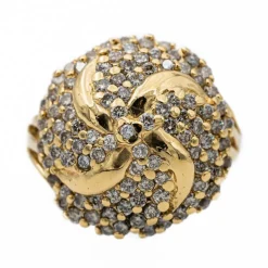 Bague Cocktail Or jaune Diamant