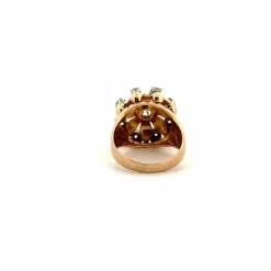 Bague Cocktail Or Jaune Rubis Tourmaline