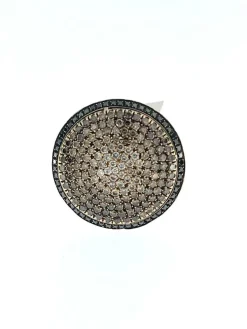Bague Cocktail Piero Milano Or Rose 3,50 ct Diamants Certifiés IGI