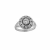 Bague cocktail rétro HRD certifiée avec diamants naturels