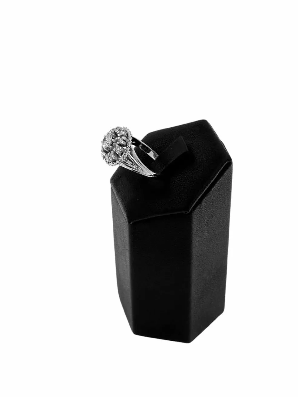 Bague cocktail rétro HRD certifiée avec diamants naturels