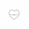 Bague coeur avec diamants de 0,37 ct