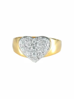 Bague Coeur Diamants