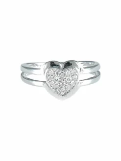 Bague Coeur Diamants