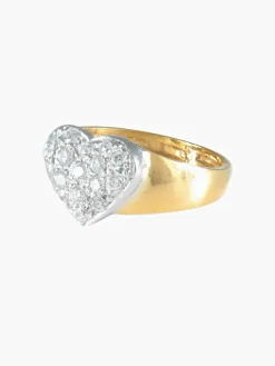 Bague Coeur Diamants