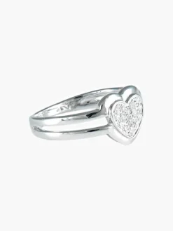 Bague Coeur Diamants