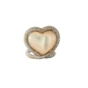 Bague Coeur Diamants Nacre