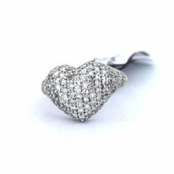 Bague coeur en diamant