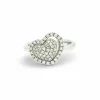 Bague coeur King Charles avec diamants