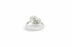 Bague coeur King Charles avec diamants