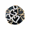 Bague Coeur Onyx Diamants