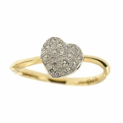 Bague coeur précieux