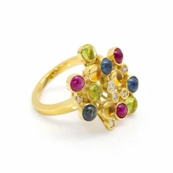 Bague COLOR BUBBLES en Or et Diamants