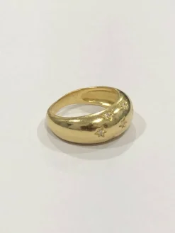 Bague constellation en Or jaune & diamants